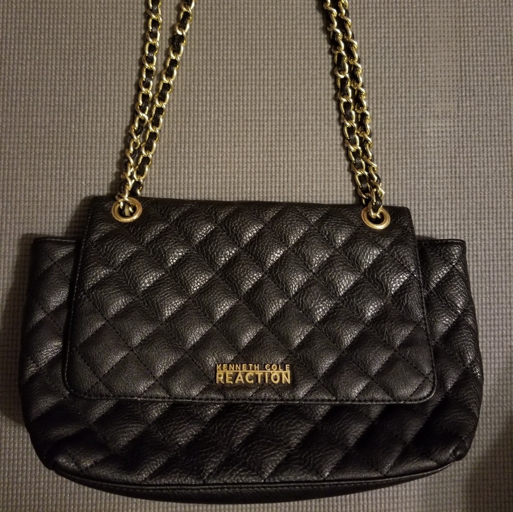 KENNETH COLE REACTION vegan leather chain handbag